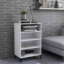 vidaXL Dressoir 57x35x90 cm bewerkt hout wit