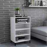 vidaXL Dressoir 57x35x90 cm bewerkt hout wit