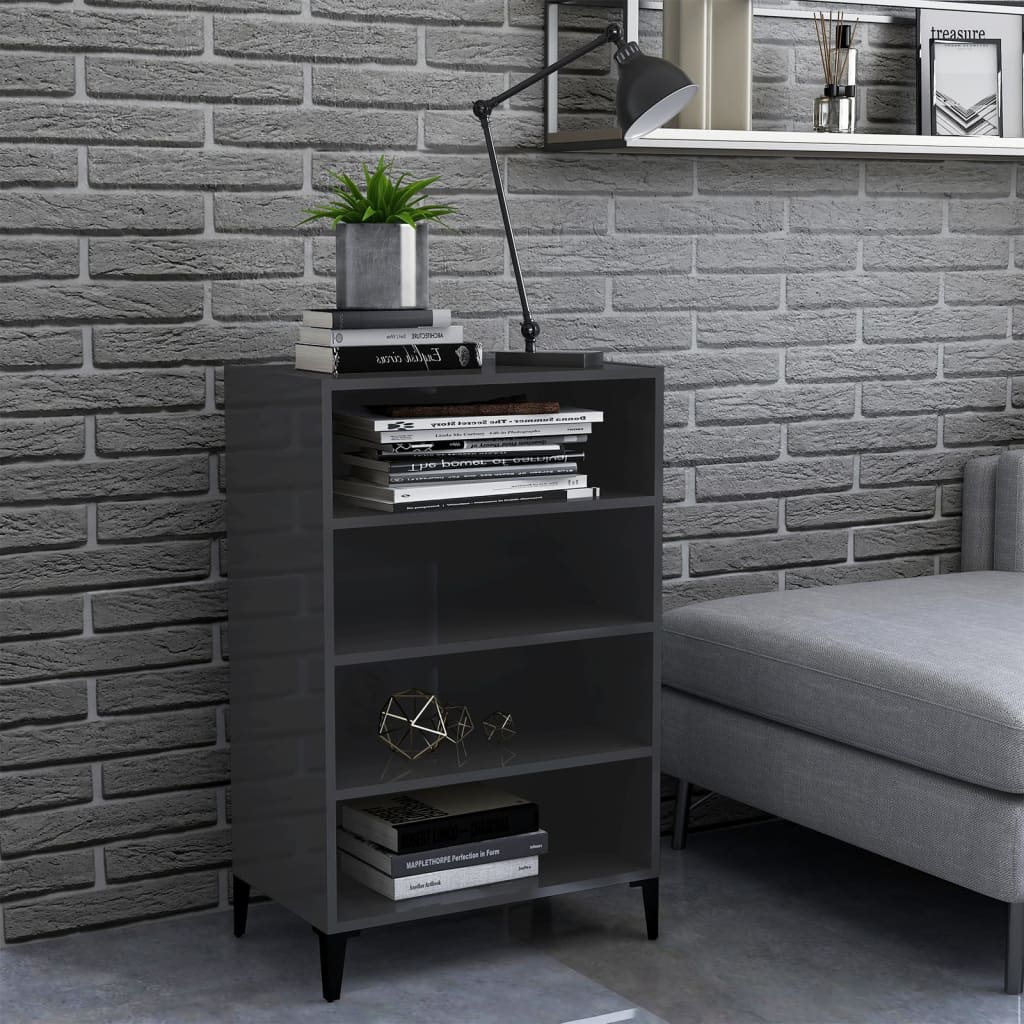 vidaXL Dressoir 57x35x90 cm bewerkt hout wit