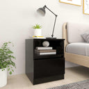 vidaXL Nightstand 40x40x50 cm engineered wood white