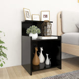 vidaXL Nachtkastje 40x35x60 cm bewerkt hout wit