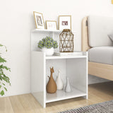 vidaXL Nachtkastje 40x35x60 cm bewerkt hout wit