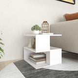 vidaXL Side Table 40x40x40 cm Engineered Wood White