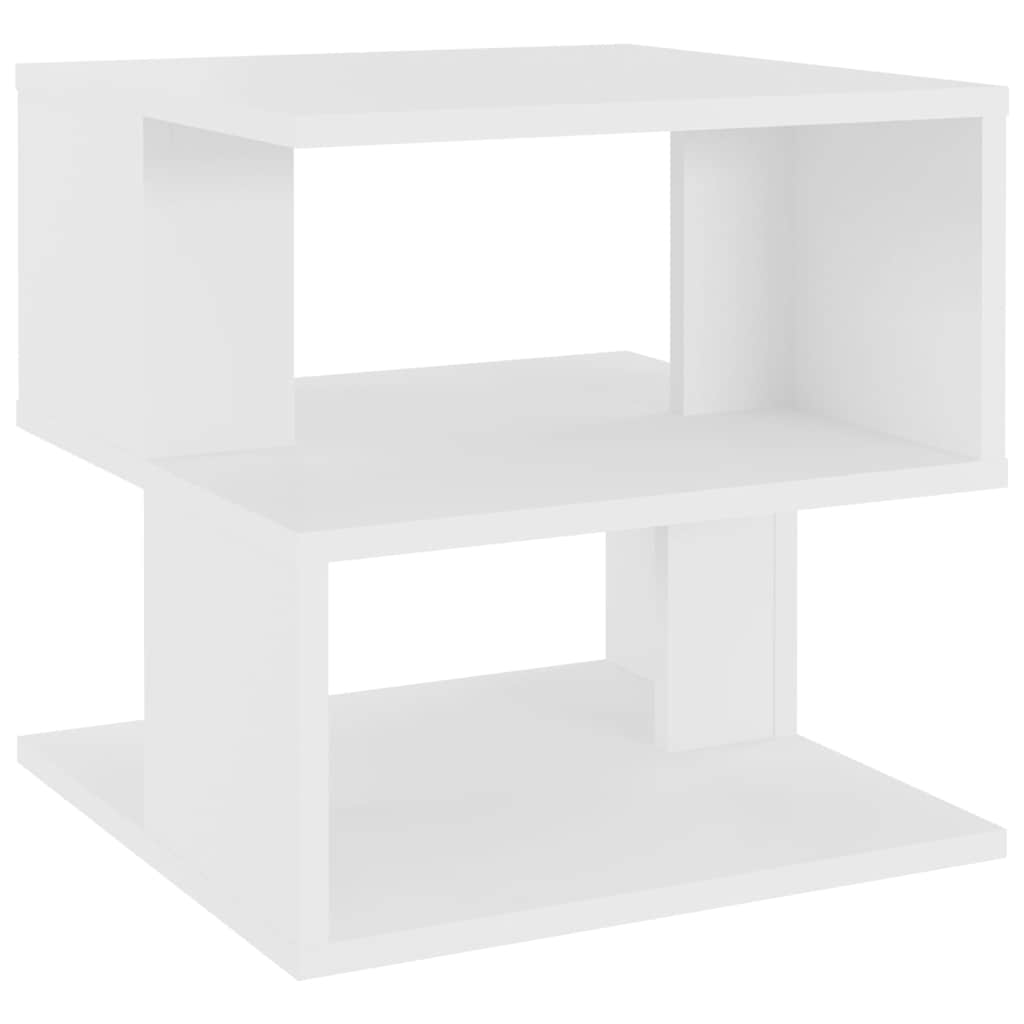 vidaXL Side Table 40x40x40 cm Engineered Wood White