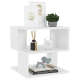 vidaXL Side Table 40x40x40 cm Engineered Wood White