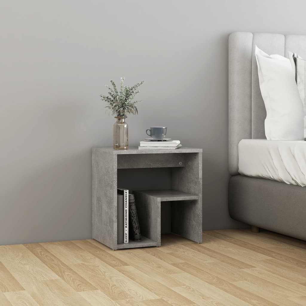 vidaXL Nachtkastje 40x30x40 cm bewerkt hout wit