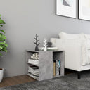 vidaXL Side table 50x50x45 cm engineered wood black