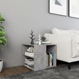 vidaXL Side table 50x50x45 cm engineered wood black