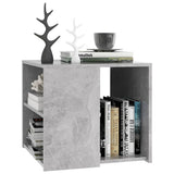 vidaXL Side table 50x50x45 cm engineered wood black