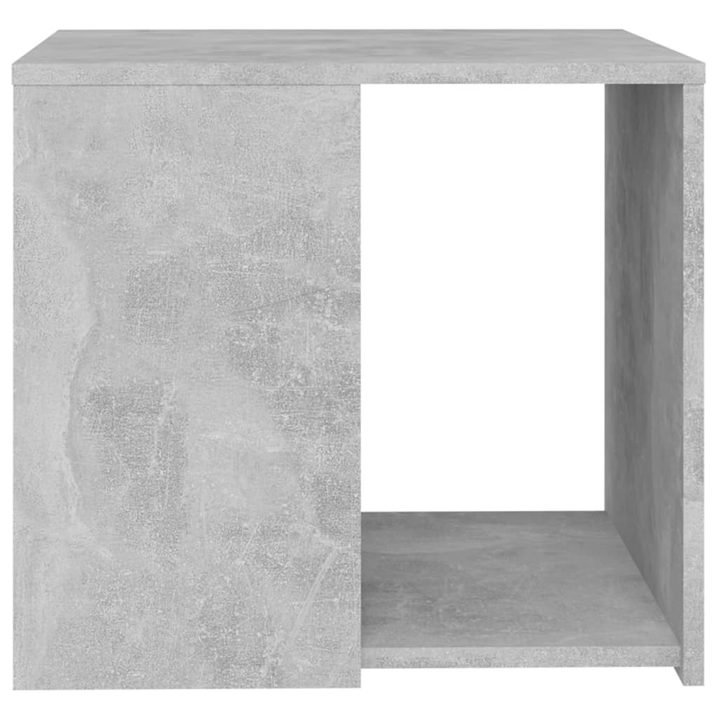 vidaXL Side table 50x50x45 cm engineered wood black