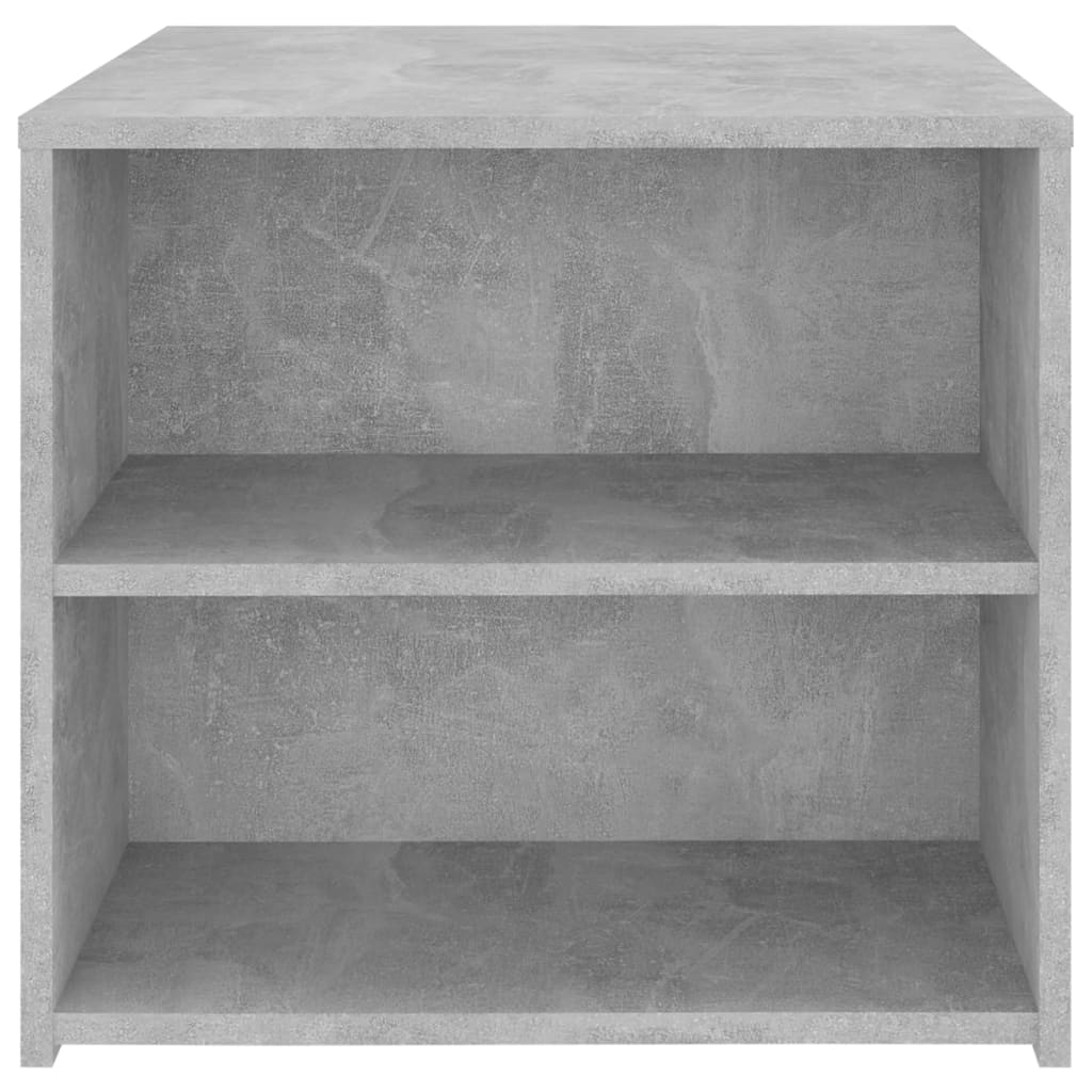 vidaXL Side table 50x50x45 cm engineered wood black