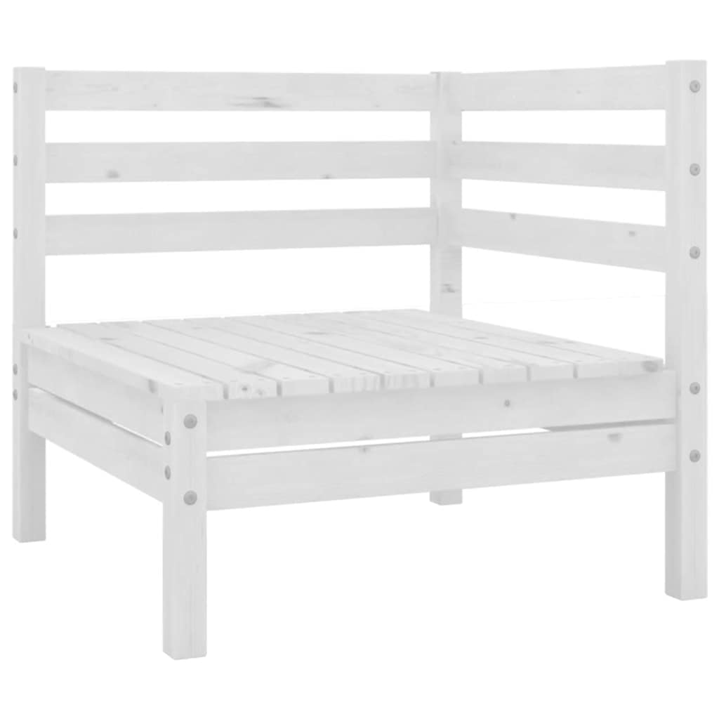 vidaXL Garden Corner Sofa Solid Pine Wood
