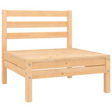 vidaXL Garden Corner Sofa Solid Pine Wood