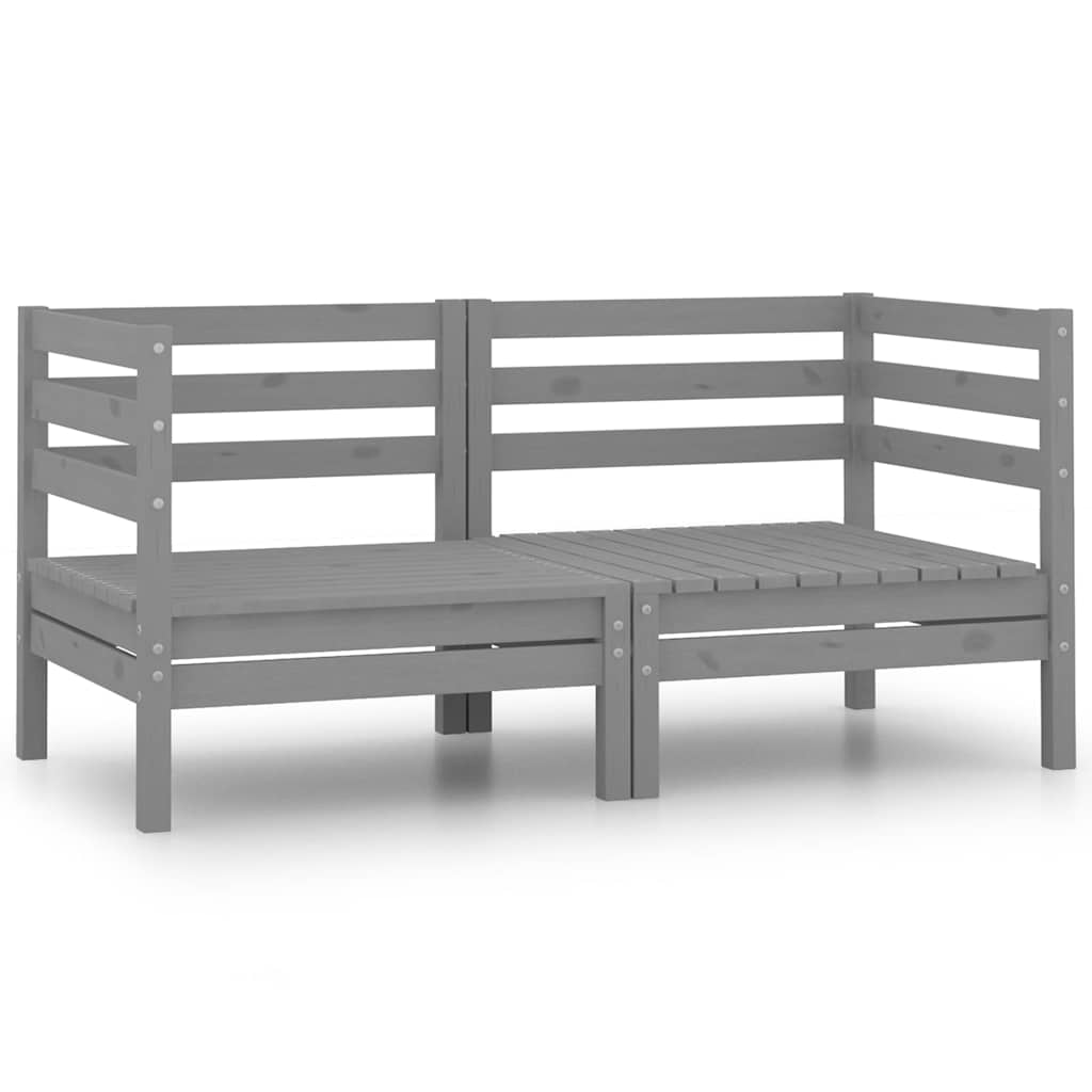 vidaXL Garden Corner Sofa Solid Pine Wood