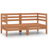 vidaXL Garden Corner Sofa Solid Pine Wood