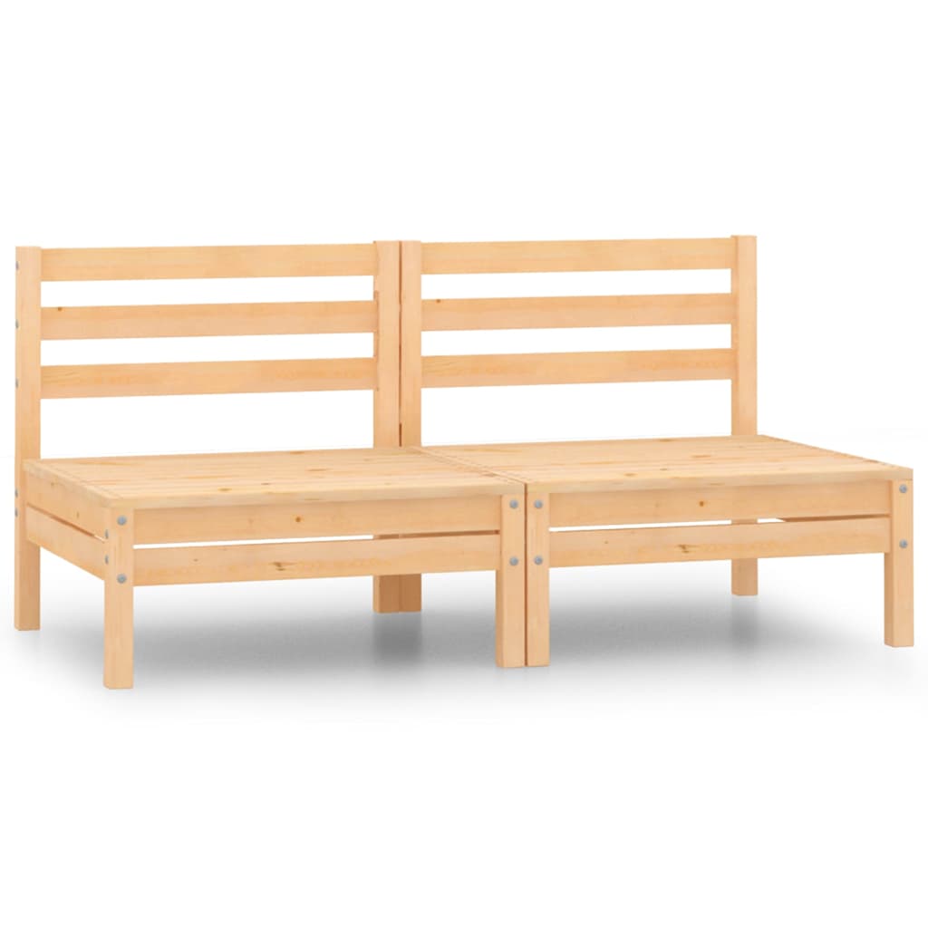 vidaXL Garden Corner Sofa Solid Pine Wood