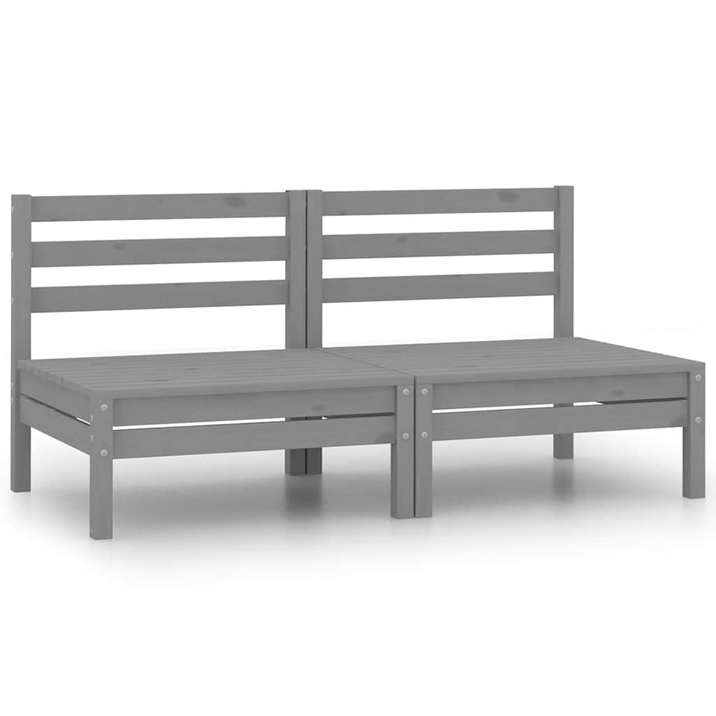 vidaXL Garden Corner Sofa Solid Pine Wood