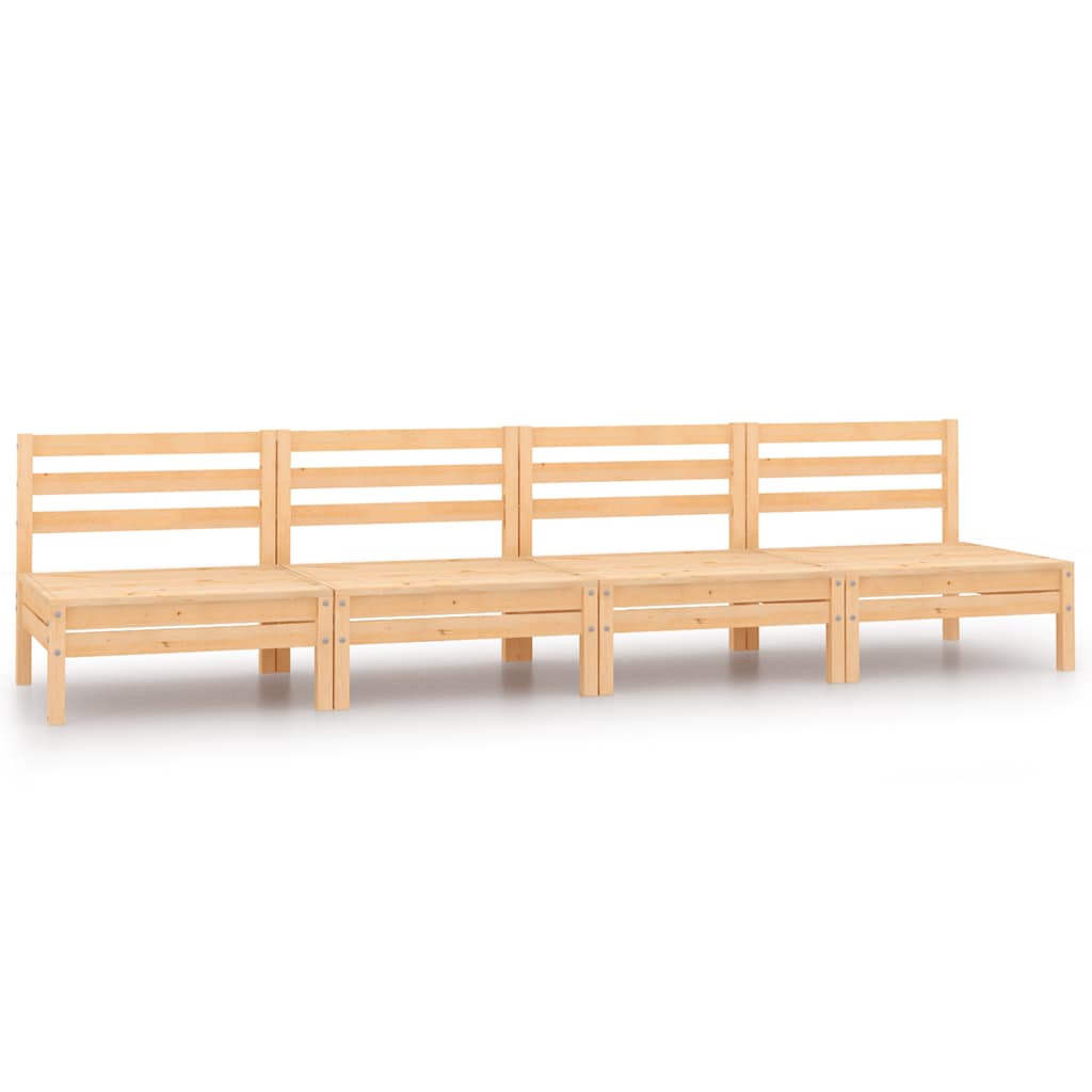 vidaXL Garden Corner Sofa Solid Pine Wood