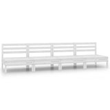 vidaXL Garden Corner Sofa Solid Pine Wood