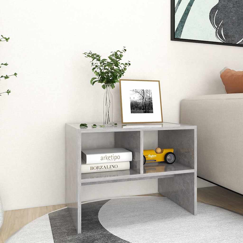 vidaXL Bijzettafel 60x40x45 cm spaanplaat wit
