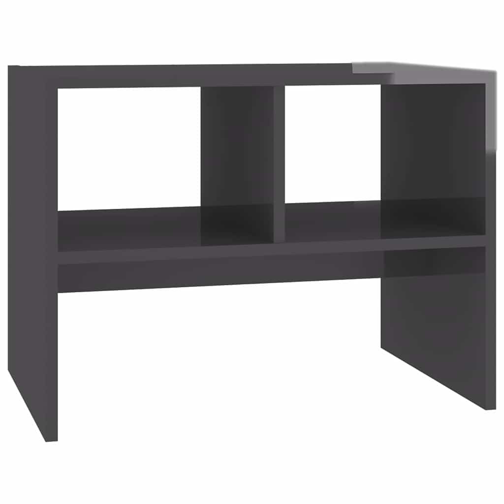 vidaXL Bijzettafel 60x40x45 cm spaanplaat wit