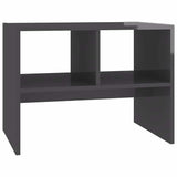 vidaXL Bijzettafel 60x40x45 cm spaanplaat wit