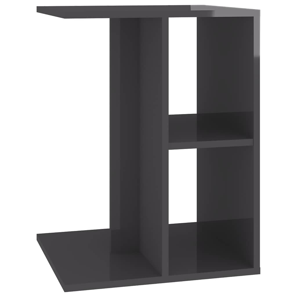 vidaXL Bijzettafel 60x40x45 cm spaanplaat wit