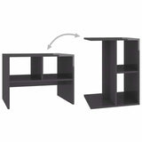 vidaXL Bijzettafel 60x40x45 cm spaanplaat wit