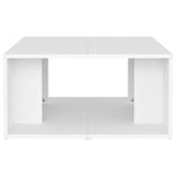 vidaXL Salontafels 4 st 33x33x33 cm bewerkt hout wit
