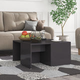 vidaXL Salontafels 4 st 33x33x33 cm bewerkt hout wit