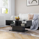 vidaXL Salontafel 103,5x50x44,5 cm bewerkt hout wit