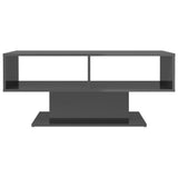 vidaXL Salontafel 103,5x50x44,5 cm bewerkt hout wit