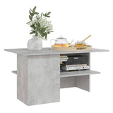 vidaXL Salontafel 90x60x46,5 cm bewerkt hout wit