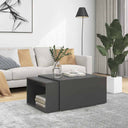 vidaXL 3-delige Salontafelset 60x60x38 cm bewerkt hout wit