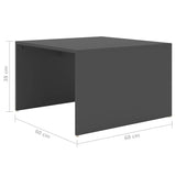 vidaXL 3-delige Salontafelset 60x60x38 cm bewerkt hout wit