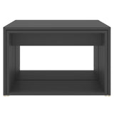 vidaXL 3-delige Salontafelset 60x60x38 cm bewerkt hout wit