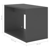 vidaXL 3-delige Salontafelset 60x60x38 cm bewerkt hout wit