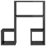 vidaXL Wandschappen 2 st 50x15x50 cm bewerkt hout wit
