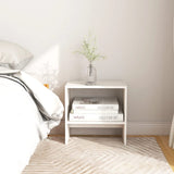 vidaXL Nightstand 40x30.5x40 cm solid pine wood