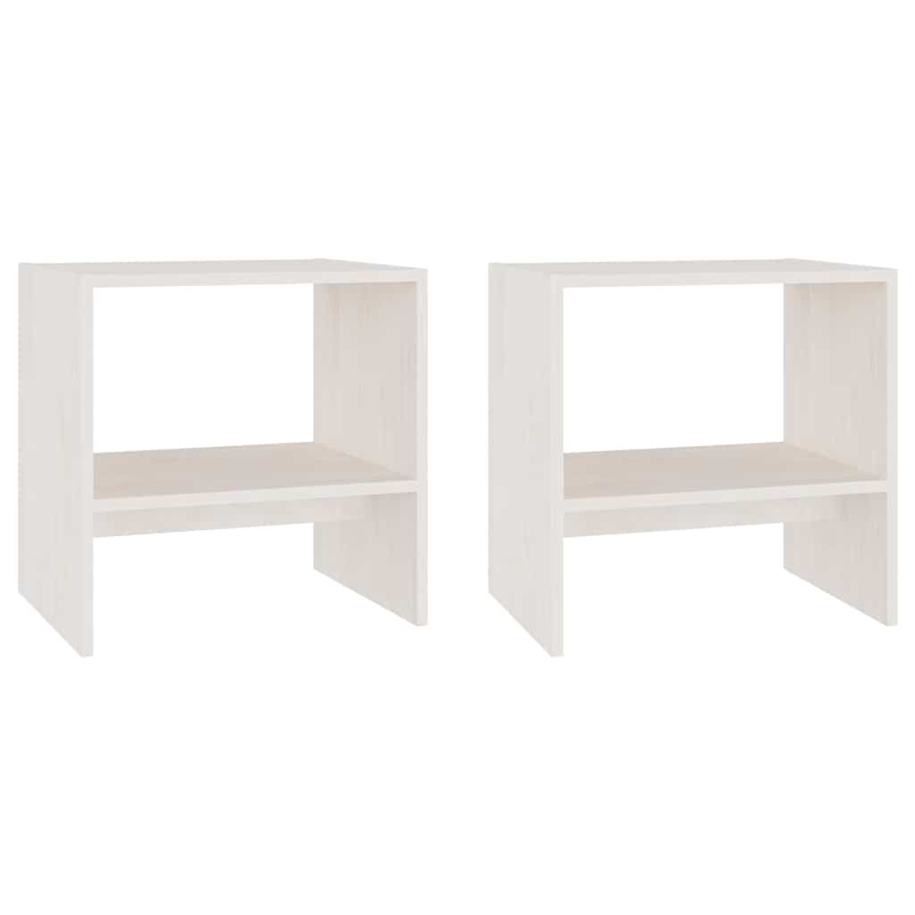vidaXL Nightstand 40x30.5x40 cm solid pine wood