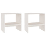 vidaXL Nightstand 40x30.5x40 cm solid pine wood