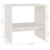 vidaXL Nightstand 40x30.5x40 cm solid pine wood