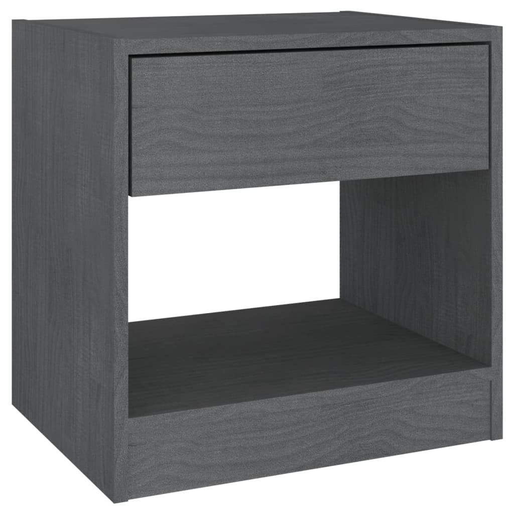 vidaXL Nachtkastje 40x31x40 cm massief grenenhout