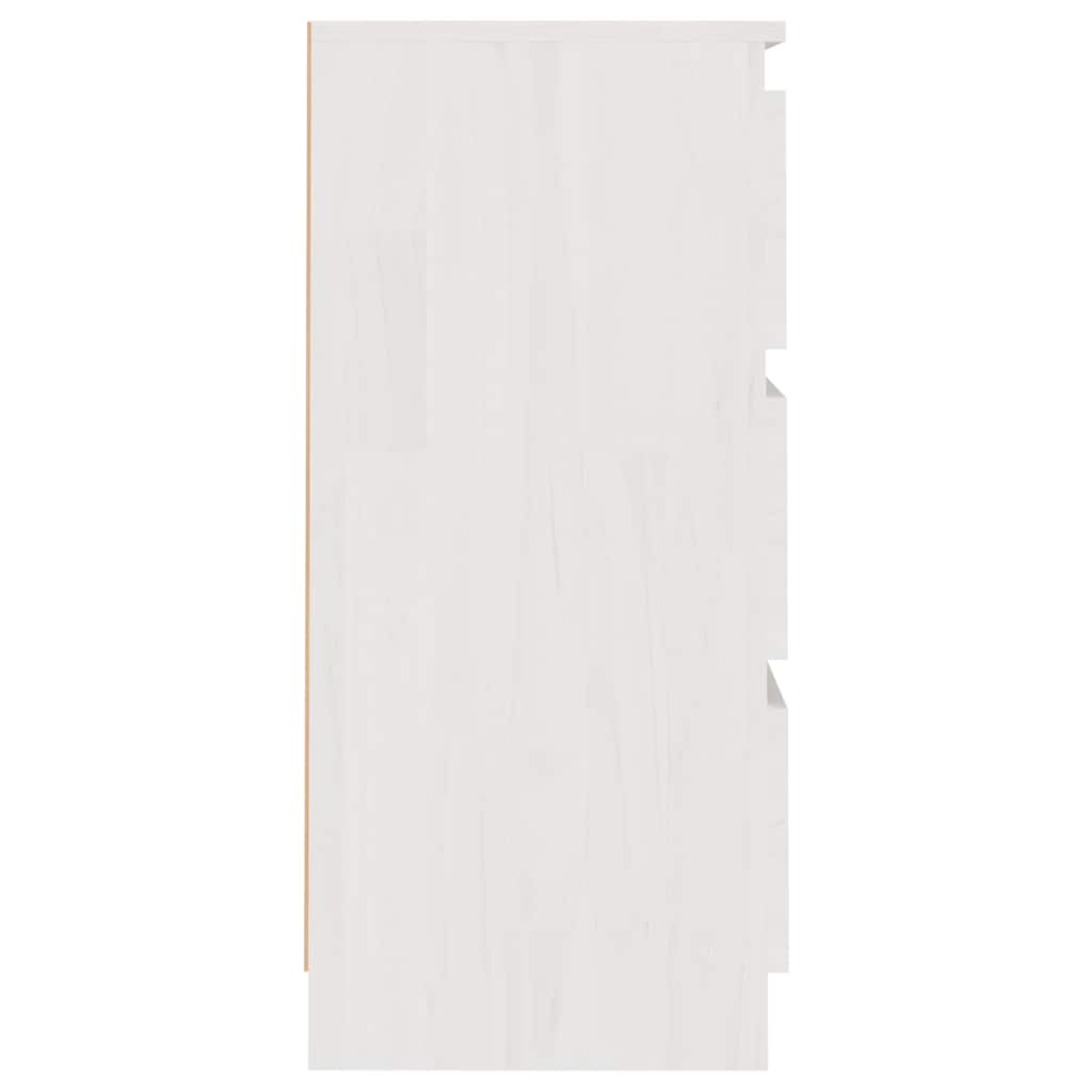 vidaXL Nachtkastje 40x29,5x64 cm massief grenenhout