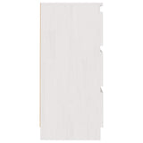 vidaXL Nachtkastje 40x29,5x64 cm massief grenenhout