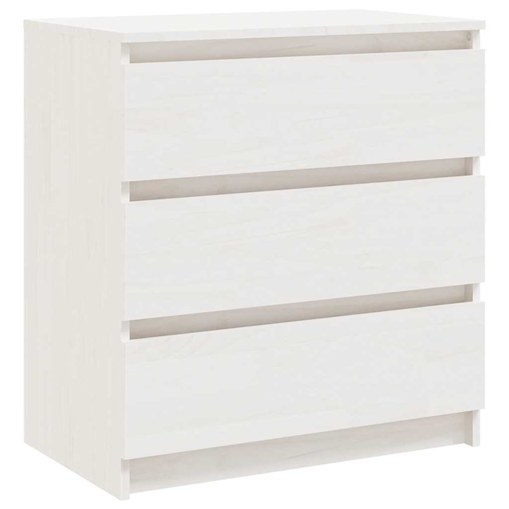 vidaXL Nachtkastje 60x36x64 cm massief grenenhout