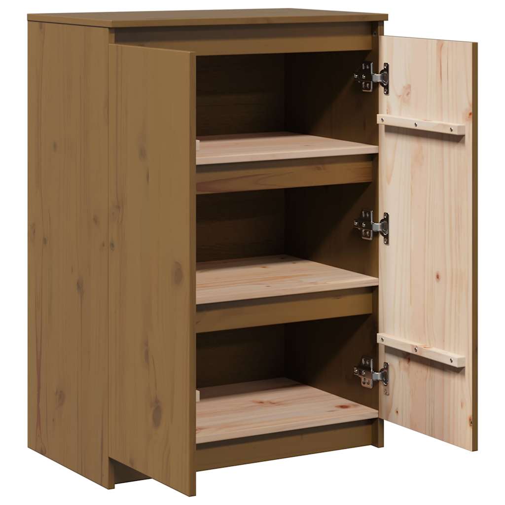 vidaXL Dressoir 60x36x84 cm massief grenenhout