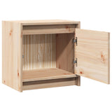 vidaXL Nachtkastje 40x30,5x40 cm massief grenenhout