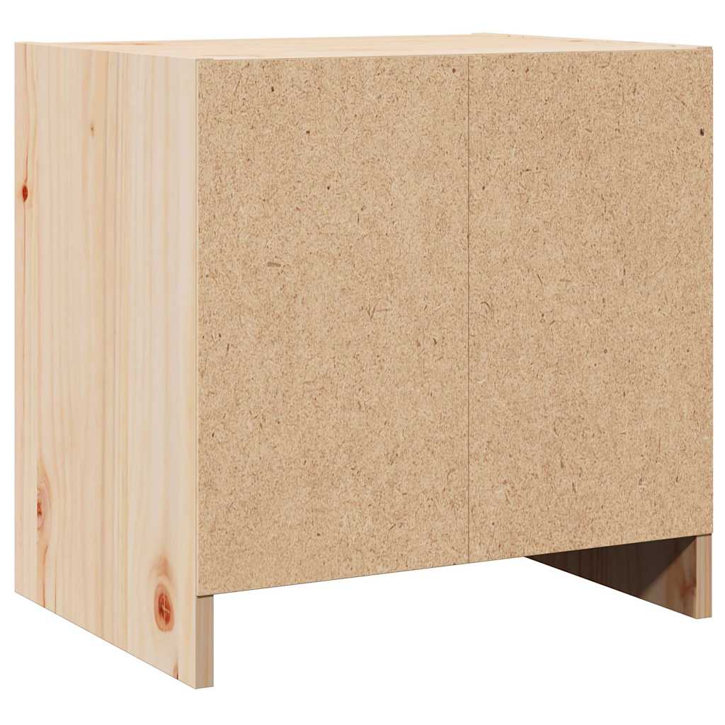 vidaXL Nachtkastje 40x30,5x40 cm massief grenenhout