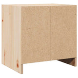 vidaXL Nachtkastje 40x30,5x40 cm massief grenenhout
